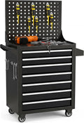 7-Drawer Tool Chest on Wheels, Rolling Metal Toolbox with Wheels & Drawers, Tool Cart Cabinet, Suitable for Garage, Moving/Gift/Daily Use