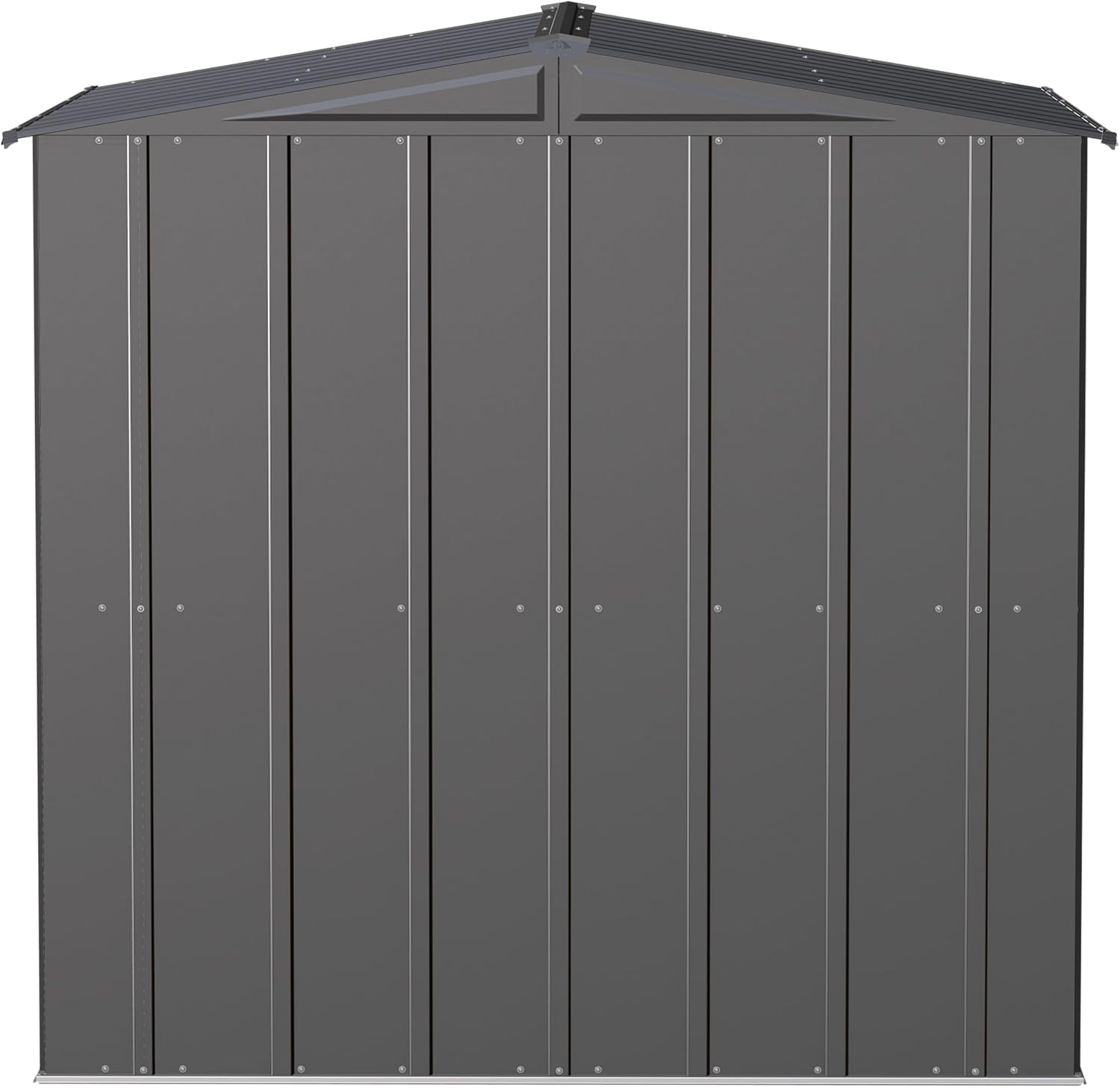 Arrow Sheds 6' x 6' Outdoor Steel Storage Shed, Grey