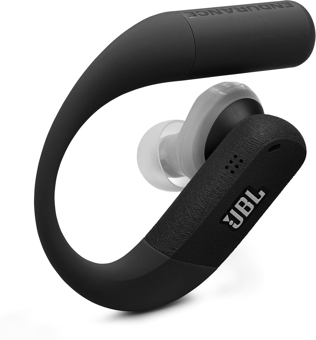 JBL Endurance Peak 4 - True Wireless Noise Cancelling Sport Earbuds, Up to 48Hrs Total Playback, Water & dust Proof (IP68), Secure fit with TwistLock™ Design, & 6 mics for Perfect Calls (Black/Grey)