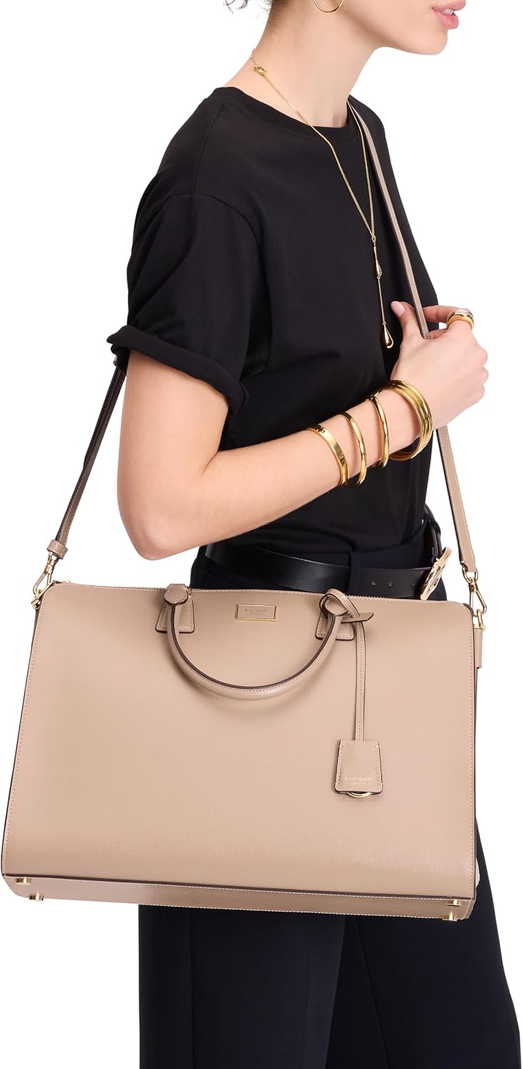 kate spade new york womens Serena Saffiano Leather Laptop Bag