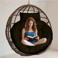 Hammock Chair Cushion, Oversized Papasan Rocking Chair Cushion, Thickened Hanging Basket Seat Cushion, Patio Egg Swing Chair Cushion for Porch, Gargen, Lawn