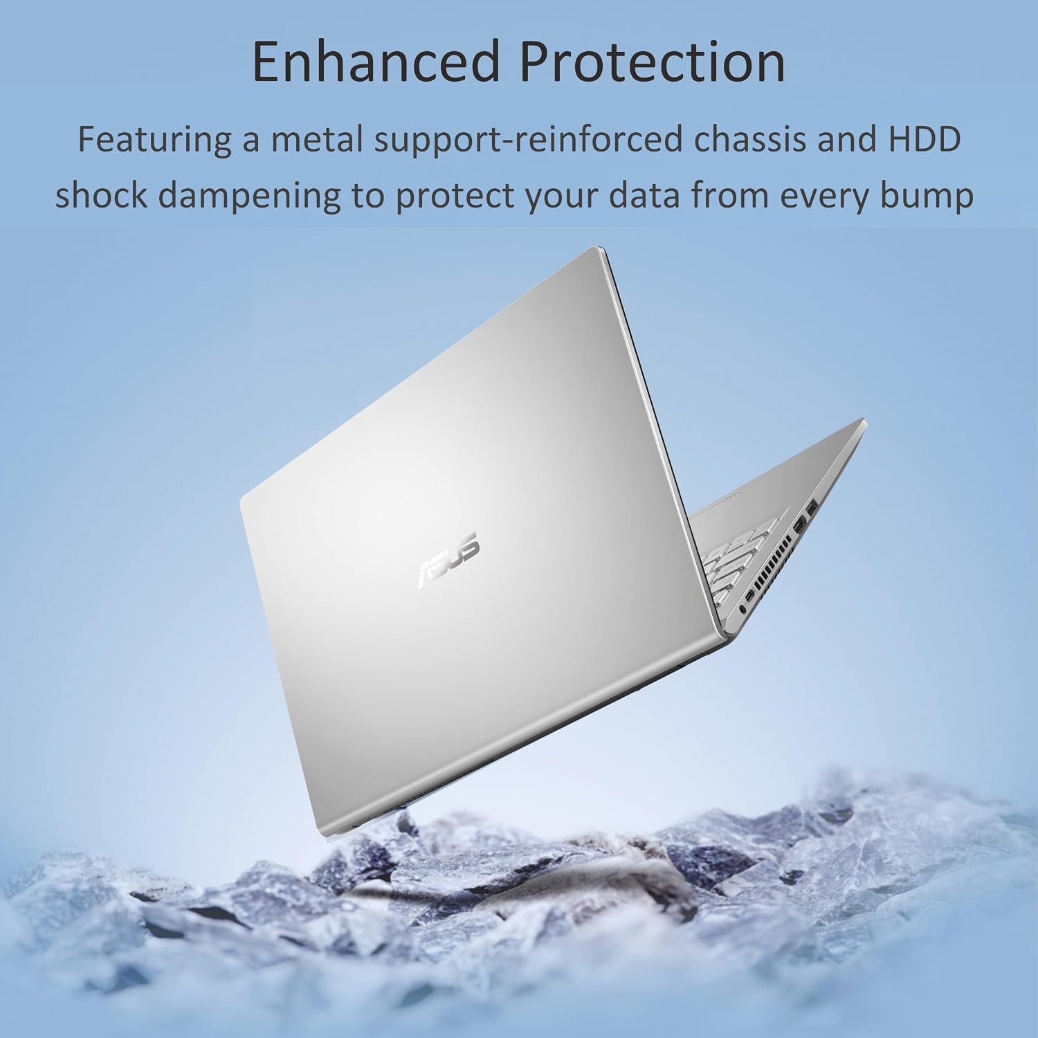 ASUS Vivobook 15.6' FHD Laptop | AMD Ryzen 3 3250U (Beat i5-1035G1) | AMD Radeon Graphics | WiFi | Webcam | 16GB RAM | 512GB SSD | Windows 11 S | Bundle with 64GB USB Flash Drive