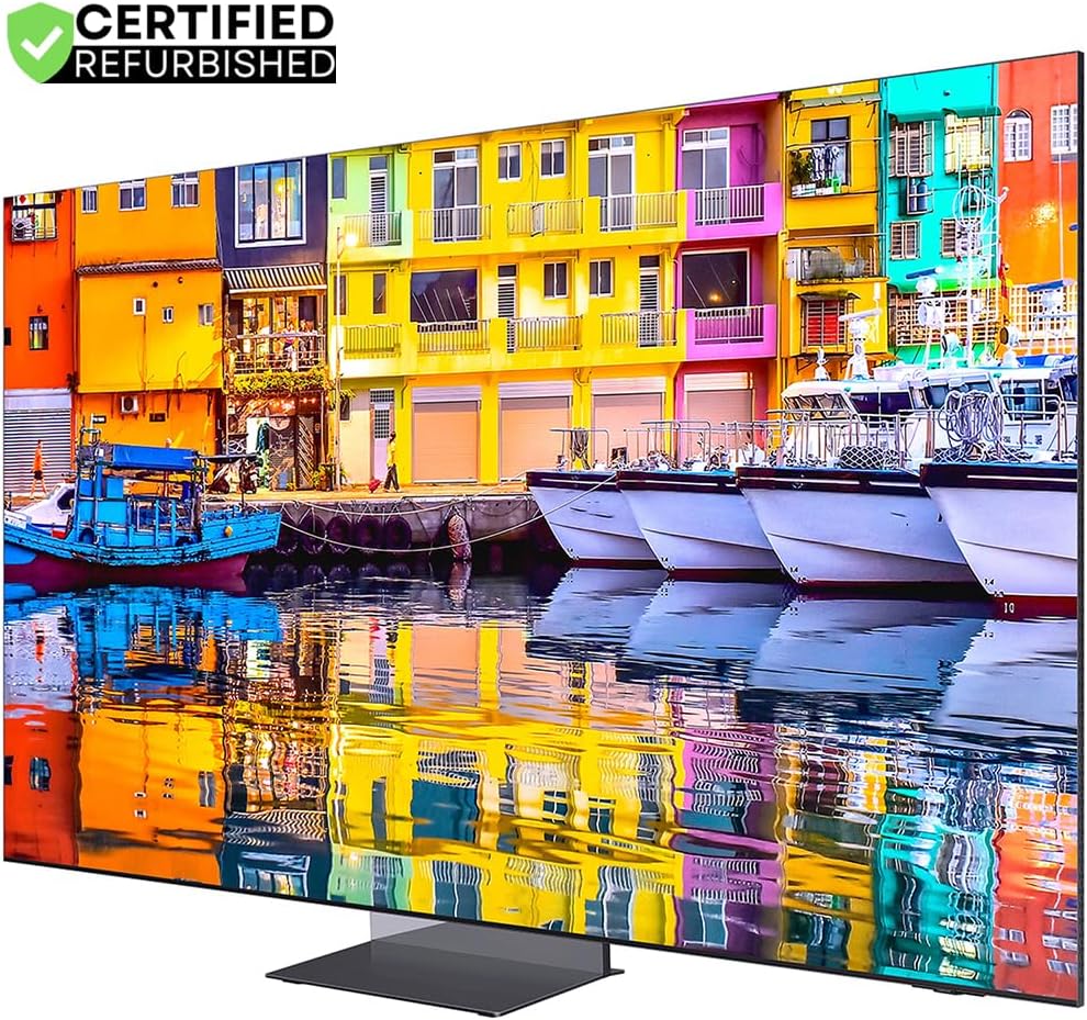 Samsung (Refurbished QN65QN900DFXZA 65 Inch Neo QLED 8K Smart TV 2024 2024 Bundle with 2 YR CPS Enhanced Protection Pack (Renewed)