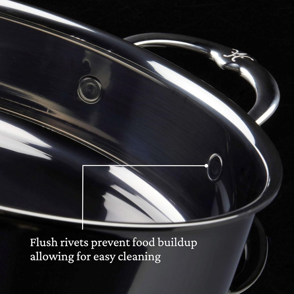 Hestan - NanoBond Collection - Stainless Steel Titanium Soup Pot, Induction Cooktop Compatible, 3 Quart