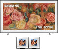 Samsung QN75LS03DAFXZA 75 Inch The Frame 4K Smart Quantum HDR TV with a Samsung HW-LS60D 2.0 Channel Photo Frame Speaker Pair (2024)