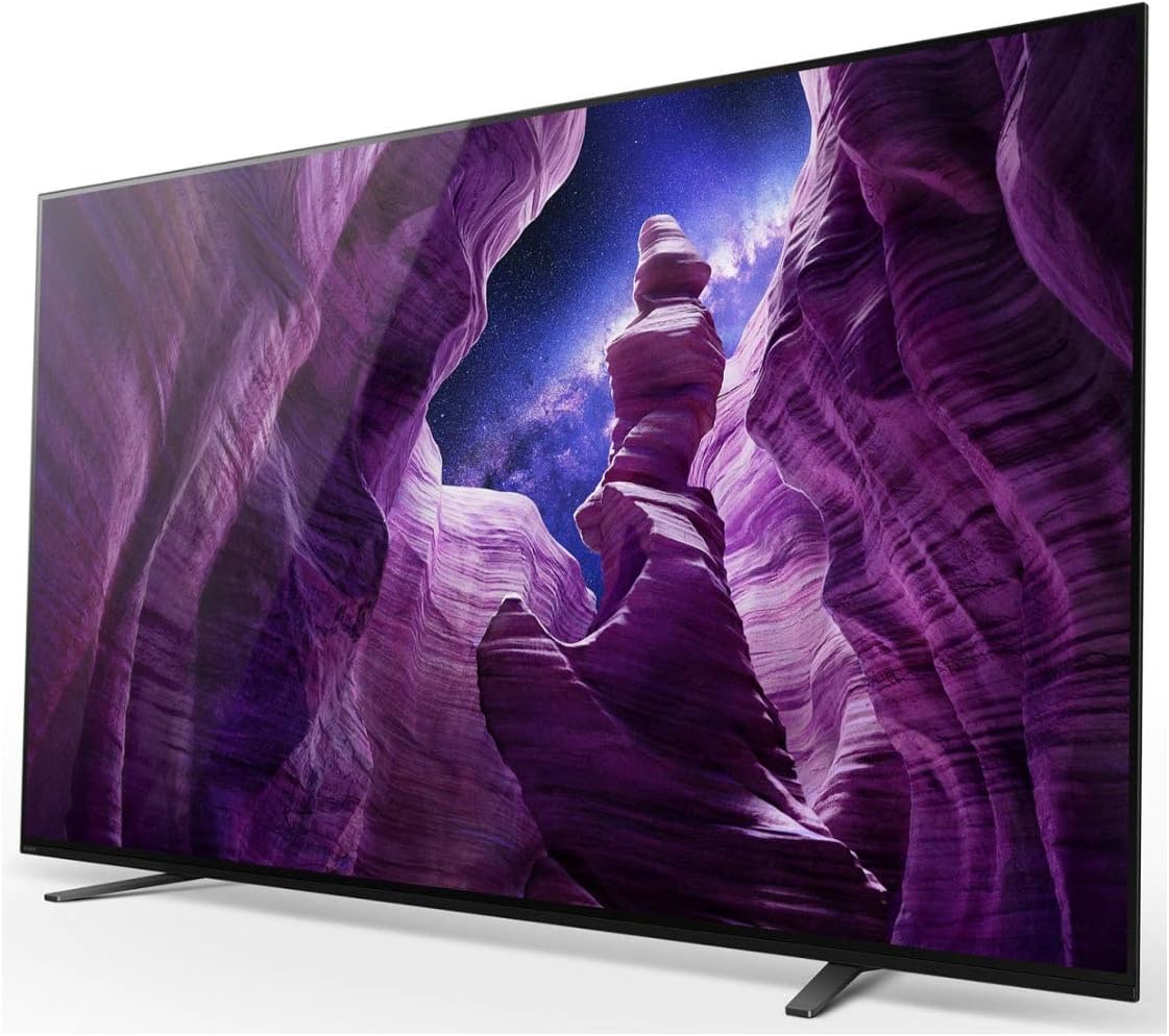 Sony A8H 55-inch TV: BRAVIA OLED 4K Ultra HD Smart TV with HDR and Alexa Compatibility - 2020 Model