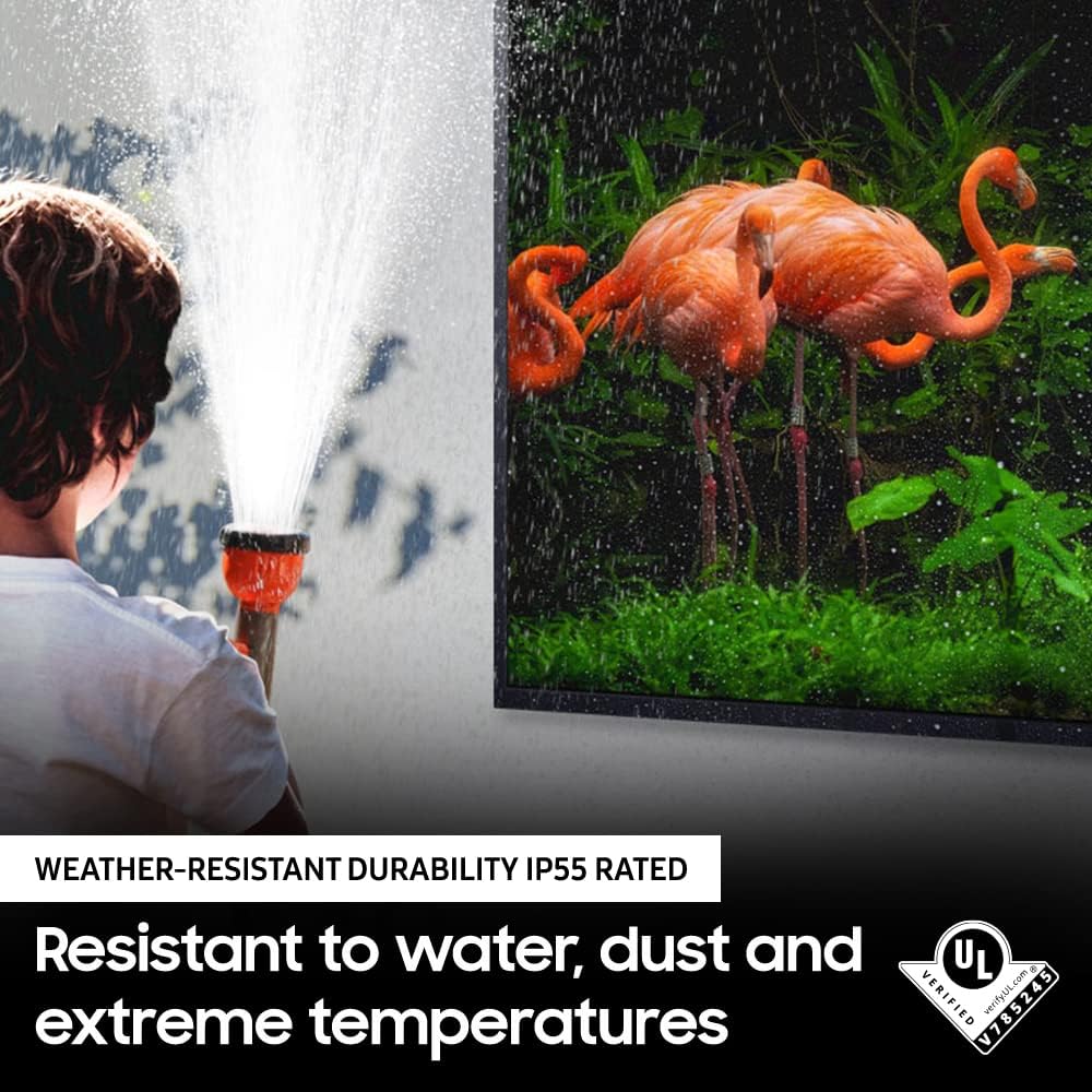 SAMSUNG 65-Inch Class Terrace Full Sun Outdoor QLED 4K Smart TV with Alexa Built-in QN65LST9TAFXZA, 2021 Model (Renewed)
