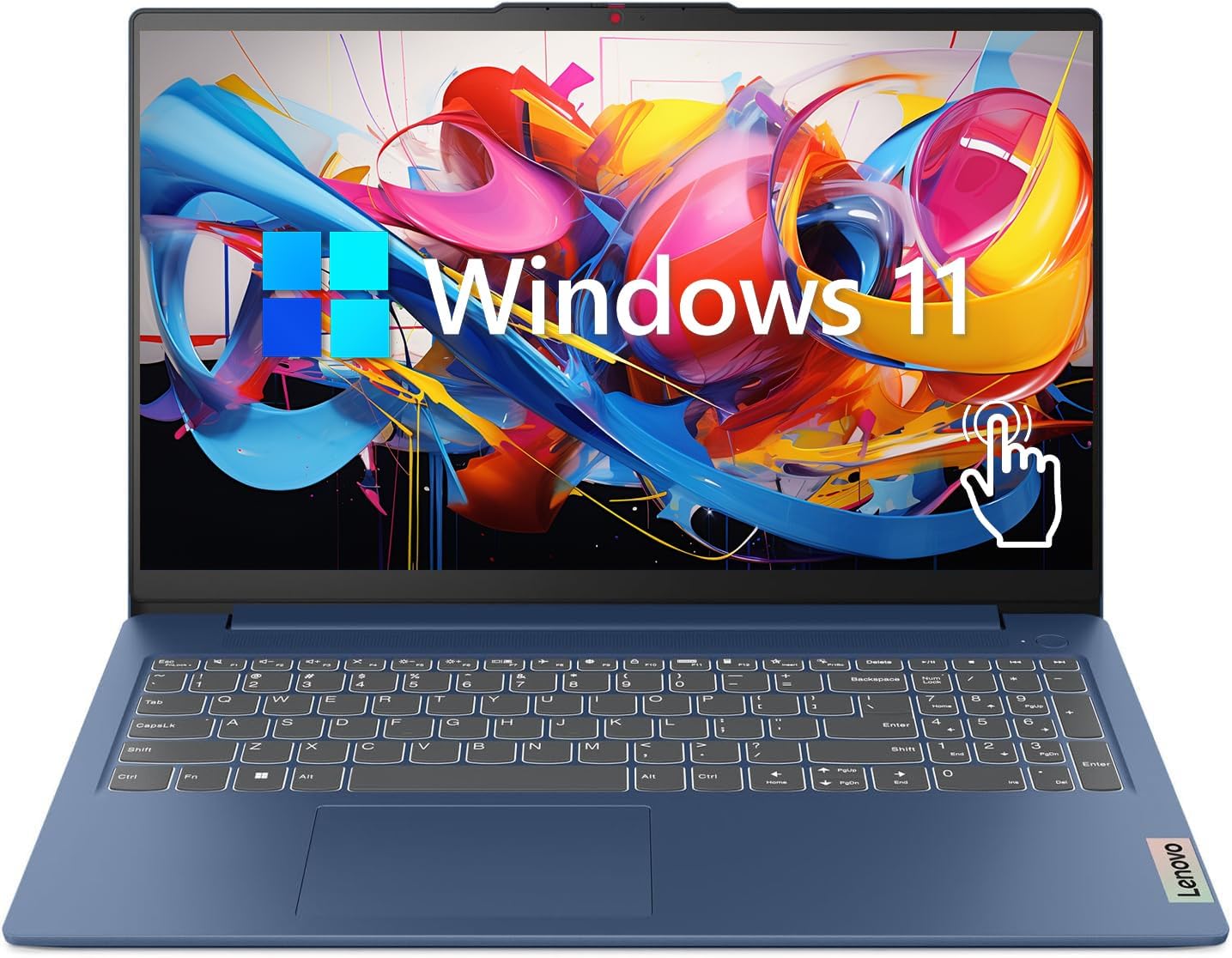 Lenovo IdeaPad 3 Laptop, 15.6' FHD Touchscreen, Intel Core i5-1155G7, 24GB RAM, 1TB SSD, Webcam, HDMI, Wi-Fi 6, Windows 11 Home, Blue