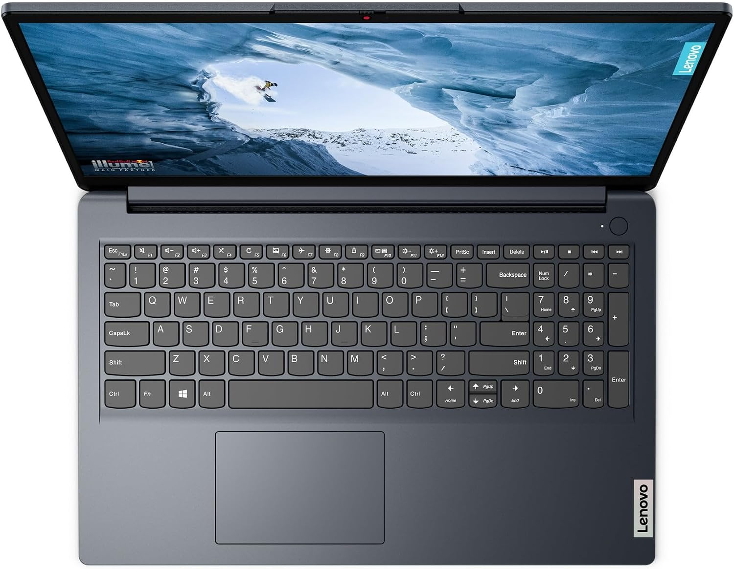 Lenovo 2025 IdeaPad 15.6' FHD IPS Touchscreen Laptop 4-Core AMD Ryzen 5 7520U AMD Radeon 610M Graphics 8GB LPDDR5 256GB NVMe SSD USB-C w/DP WiFi AX BT Webcam HDMI1.4 Windows 10 Pro w/RE USB