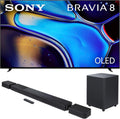 Sony K65XR80 65 Inch IMAX Enhanced Bravia OLED 4K HDR Google TV with a JBL BAR-1300X 11.1.4ch Soundbar and Subwoofer with Surround Speakers (2024)