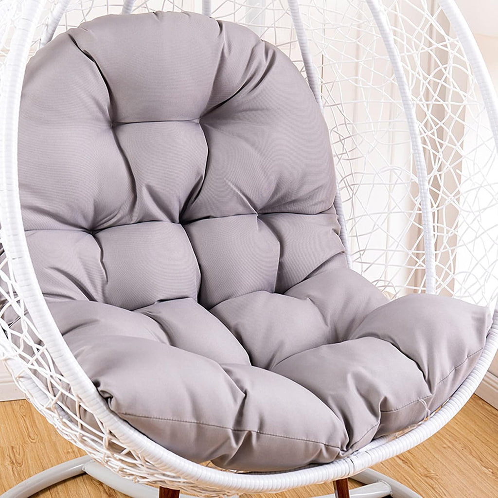HUHJYUGE Hanging Basket Seat Cushion, Hanging Egg Chair Cushions, Hammock Chair Cushions, Thick Nest Back Pillow, Not-Slip, Washable, for Outdoor Patio Garden Swing Chair Cushion Seat Pads