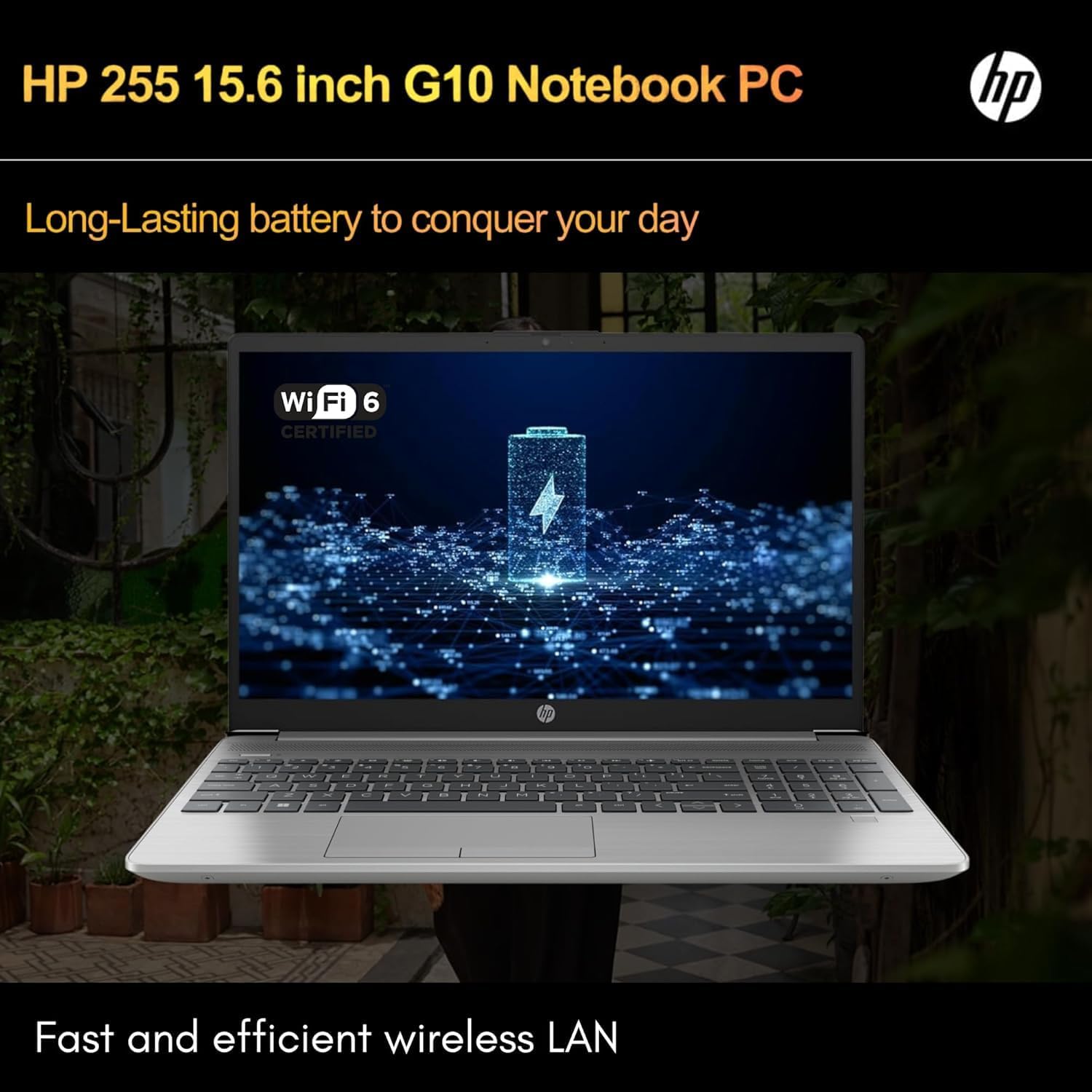 HP 255 G10 Laptop for Home or Work, 64GB RAM, 1TB SSD, 15.6' Full HD, Ryzen 3 7330U (Beat Intel i5-1135G7), HDMI, USB-C, Windows 11 Pro, Business and Fun Ready