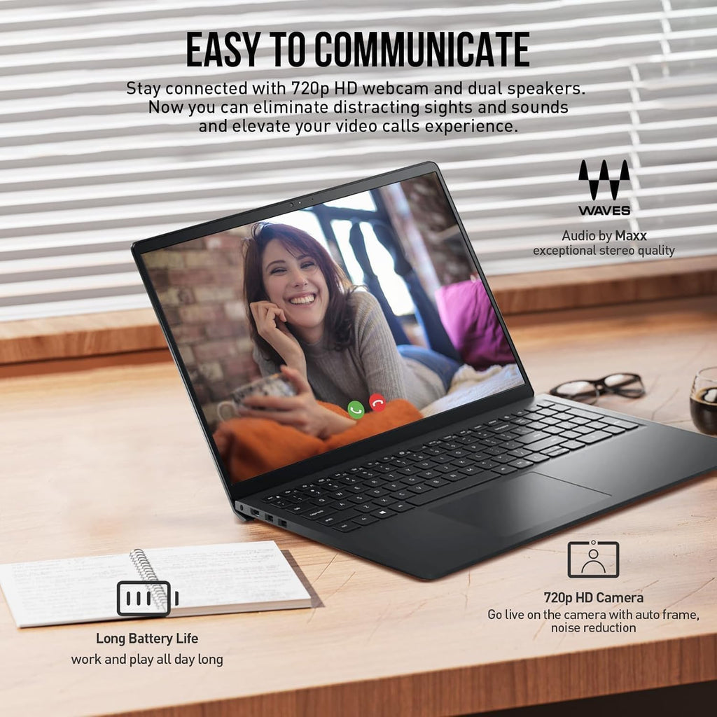 Dell Inspiron 15.6' 2K Touchscreen Business Laptop, 13th Gen Intel Core i5 (Beat i7-1250U), 12GB RAM, 768GB Storage (256GB PCIe SSD + 512GB External), Windows 11, w/WOWPC Bundle