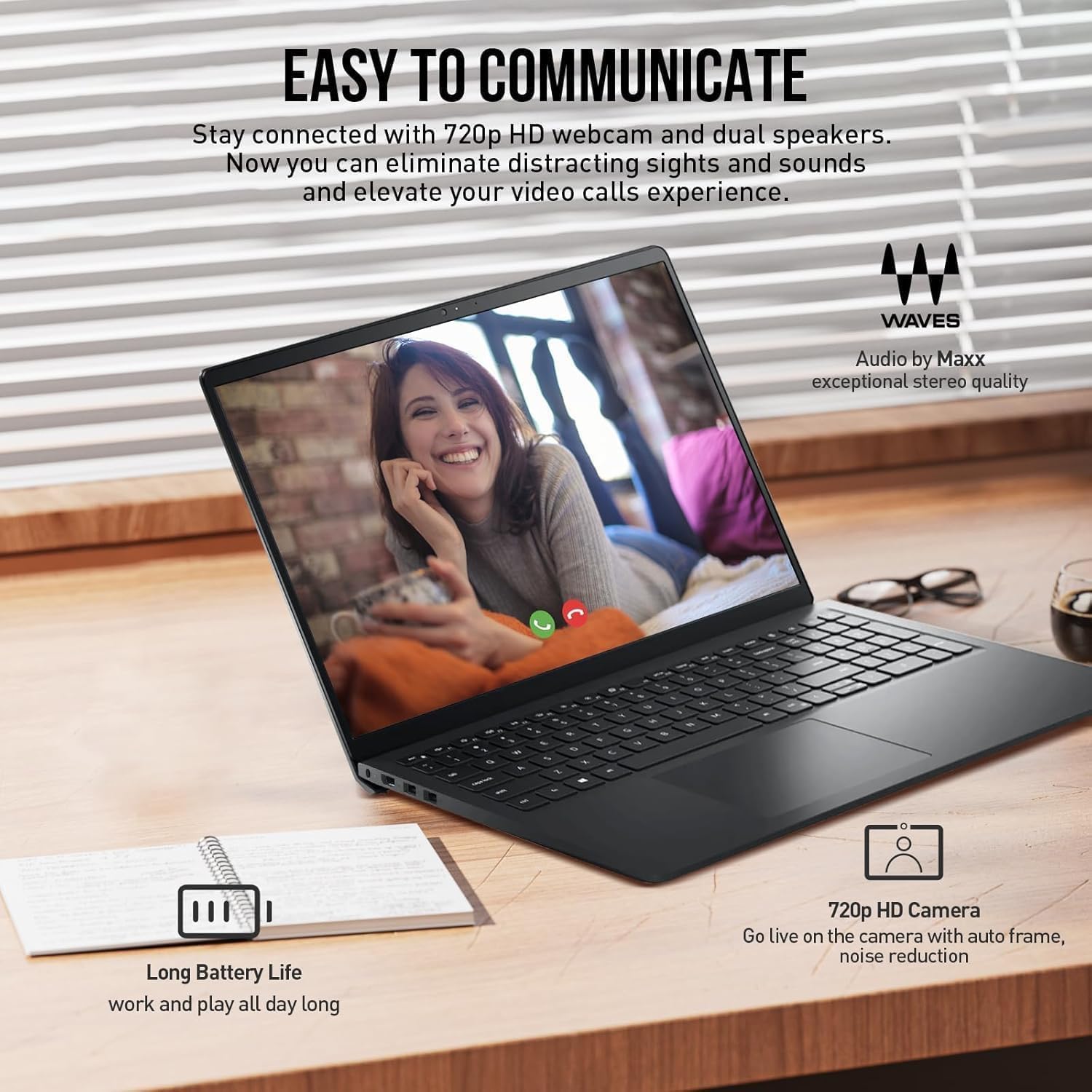Dell Inspiron 15.6' 2K Touchscreen Laptop, 13th Gen Intel Core i5 (Beat i7-1250U), 12GB RAM, 256GB SSD, USB-C, Windows 11, w/o Mouse, Business & Study