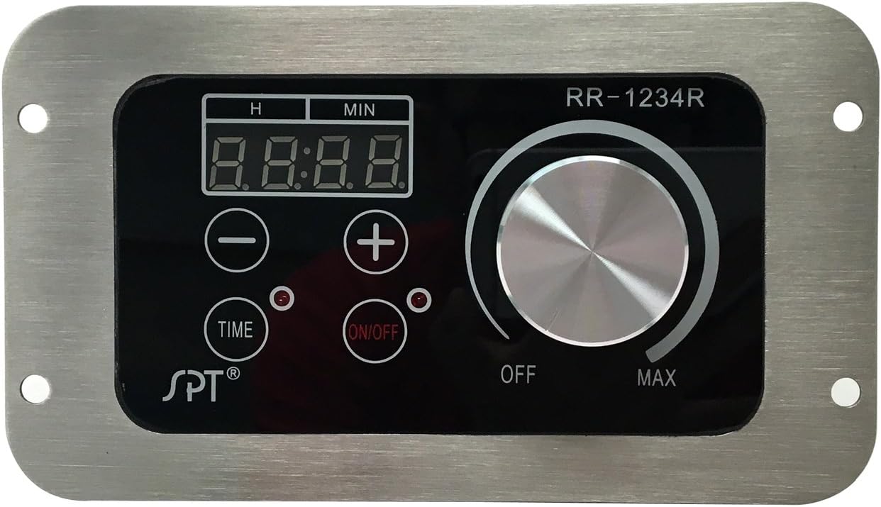 SPT RR-1234R 1400W Built-In Radiant Cooktop (Commercial Grade), Black