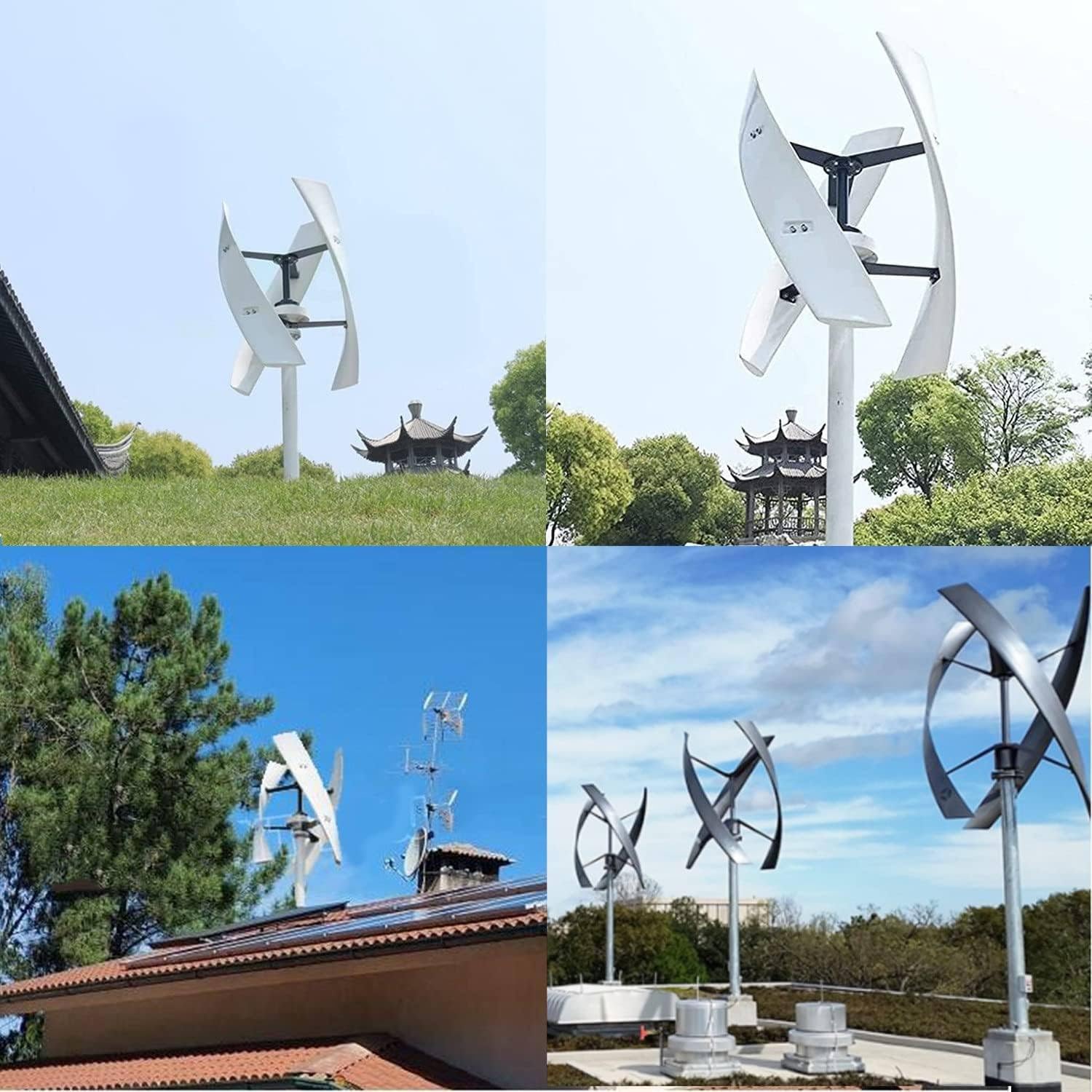 3000W/8000W Wind Turbine,3-Blade Wind Vertical Generator,3-Phase AC Permanent Magnet Generator,Wind Turbine kit,3000W-12V