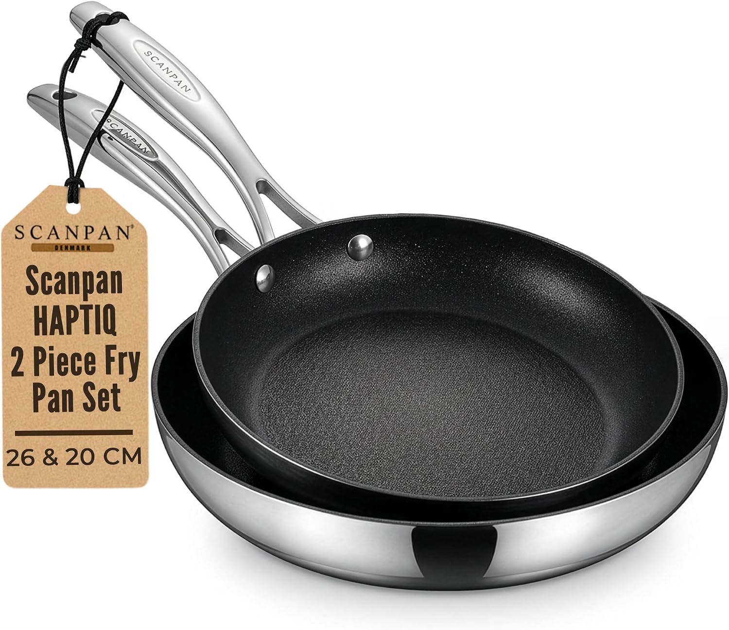 Scanpan HAPTIQ 2 Piece Fry Pan Set