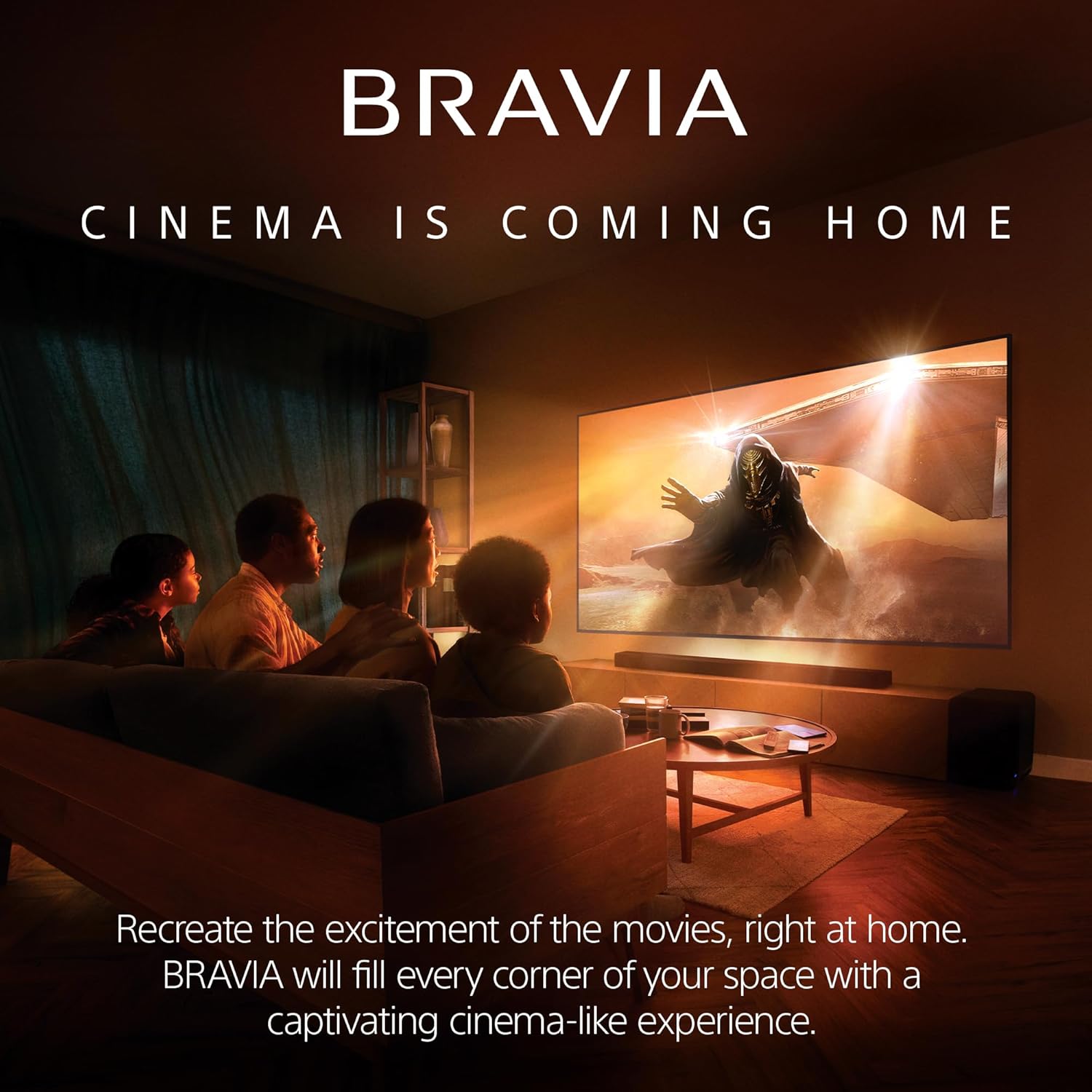 Sony K85XR90 85 Inch XR90 Series Bravia Mini LED HDR QLED 4K Google TV with a Sanus VMPL50A-B1 Tilting Wall Mount for 32-85 Inch Flat Screen TVs (2024)