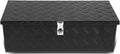 DNA MOTORING Lockable Storage Box, Truck Tool Organizer - Aluminum, 30'x13'x10', Black, Comes With Lock & Keys