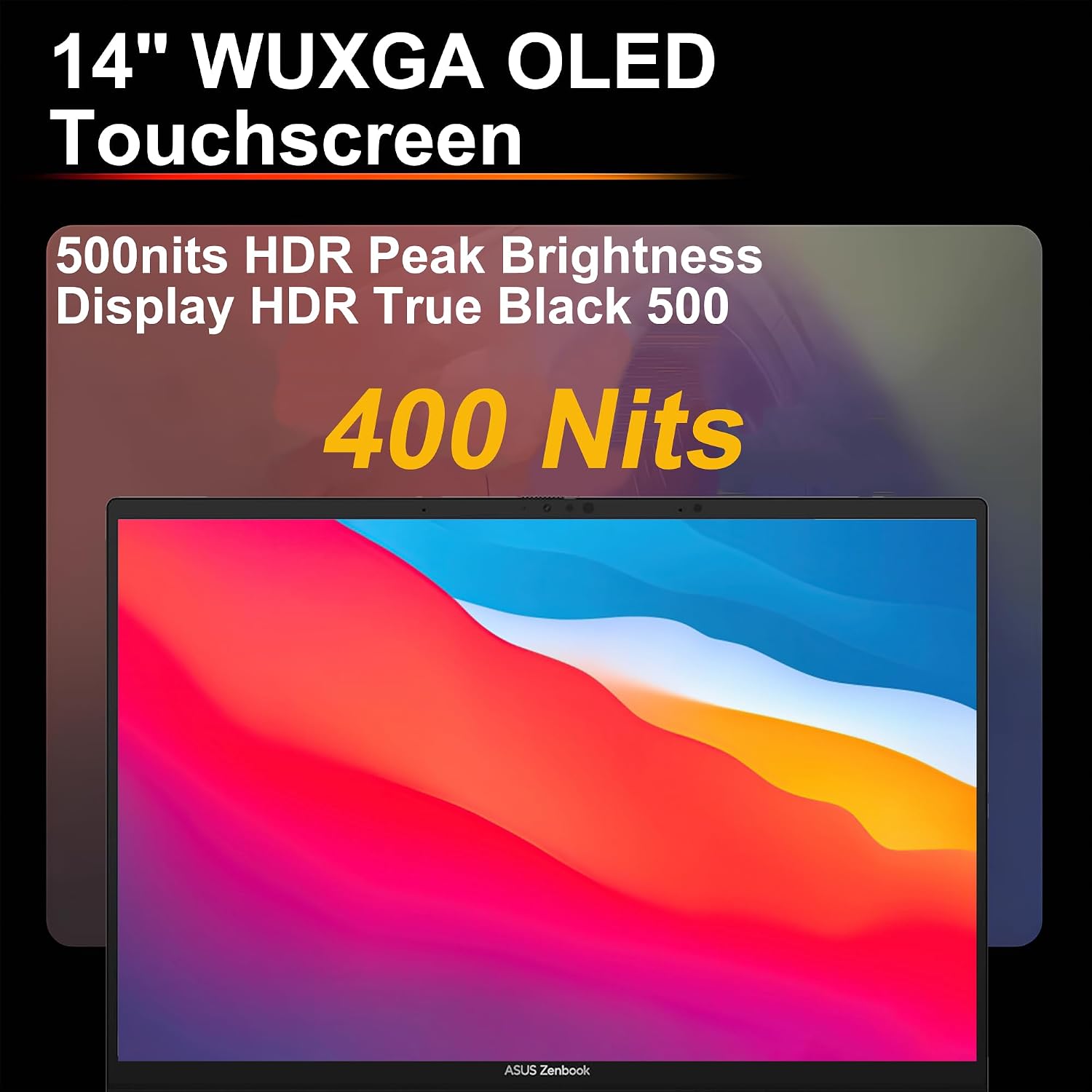 ASUS Zenbook 14 Laptop 14' WUXGA OLED Touch (500nits HDR, 100% DCI-P3) Intel 16-core Ultra 7 255H (>Ultra 9 185H) 16GB RAM 2TB SSD Backlit for Designer Business Professional Win11 ICP Hub