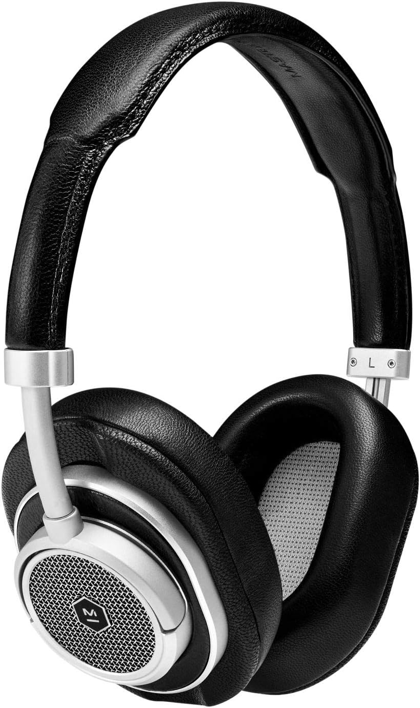 Master & Dynamic MW50+ Wireless Bluetooth Headphones - Premium Over-The-Ear Headphones - Noise Isolating - Studio & Recording Quality Headphones