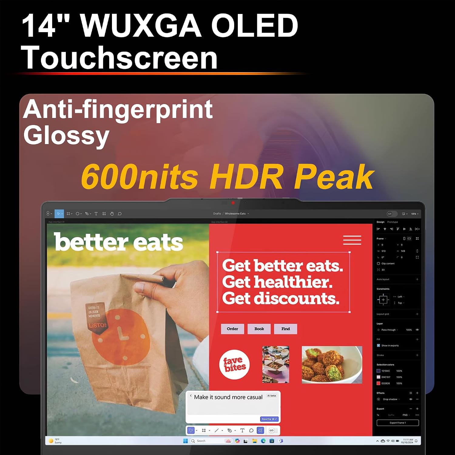 Lenovo Yoga 7 2-in-1 Laptop 14' WUXGA OLED Touch (100% DCI-P3, 600nits HDR) AMD 6-core Ryzen AI 5 340 (Up to 50 Tops) 16GB RAM 512GB SSD for Creator Business Professional Win11 ICP Hub