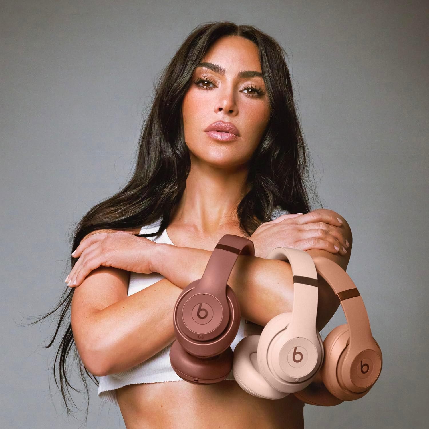 Beats Studio Pro x Kim Kardashian - Wireless Bluetooth Noise Cancelling Headphones - Moon (Renewed)
