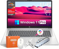 HP 2025 New 17 inch Laptop, 17.3' Touchscreen HD+ Display, Copilot AI, AMD Ryzen 5 7430U 6-Core, 32GB RAM, 1TB SSD, Wi-Fi 6, Windows 11 Pro, Business Computer, Windows 11 Pro, w/Accessory Box