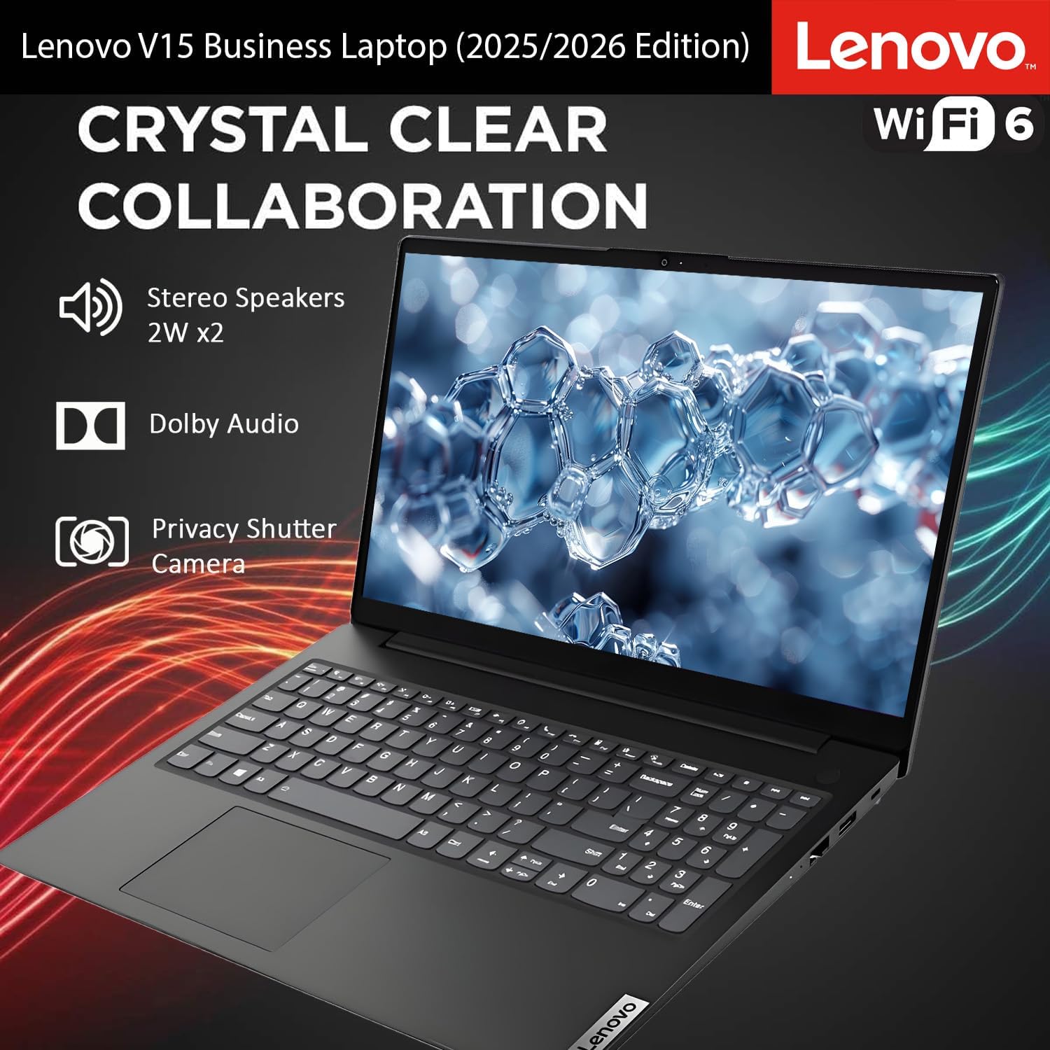 Lenovo 2026 Latest Business and Student Laptop, Ryzen 3 7320U(Outperforms Intel i7-1065G7), 16GB DDR5, 1TB PCIE, 15.6' FHD IPS Display, Wi-Fi 6, Bluetooth 5.3, Long Battery Life, Windows 11 Pro