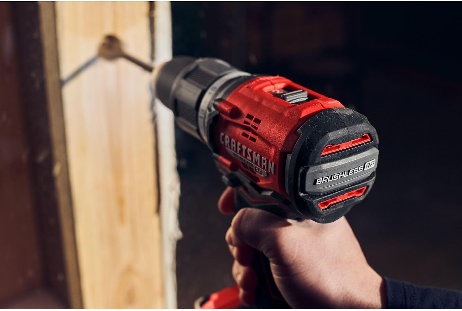 CRAFTSMAN V20 Cordless Hammer Drill Kit, 1/2 inch, 2 Batteries and Charger Included (CMCD732D2)