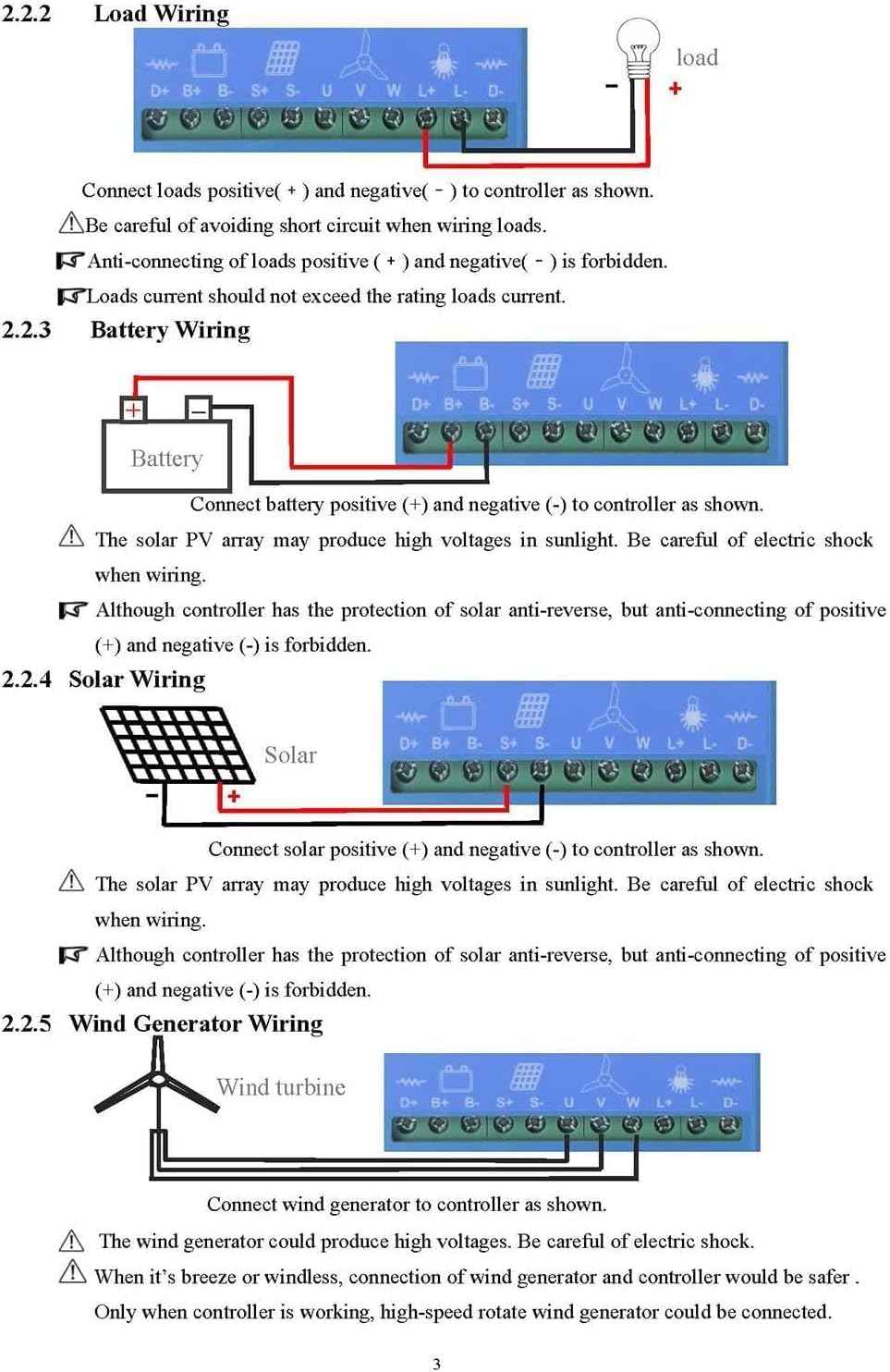 9000W Wind Solar Hybrid Charge Controller with Dump Load for Max 5000W Wind Turbine Generator 3000W Solar Panel