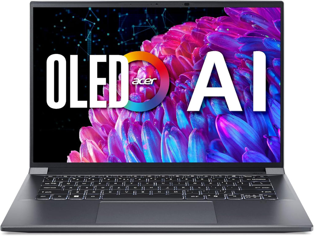Acer Swift X 14 Laptop | 14.5' OLED 2880 x 1800 120Hz Calman Verified | Unlock AI Experiences | Intel Core Ultra 7 Processor 155H | NVIDIA GeForce RTX 4060 | 16GB LPDDR5X | 1TB SSD | SFX14-72G-77NJ