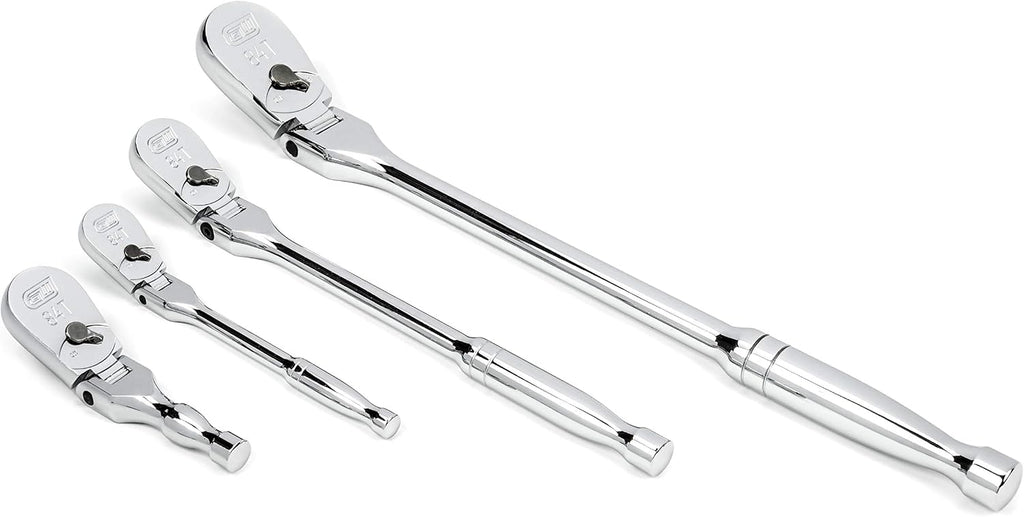 GEARWRENCH 4 Pc. Flex Handle RATCHET SET, 84T - 81230A-07