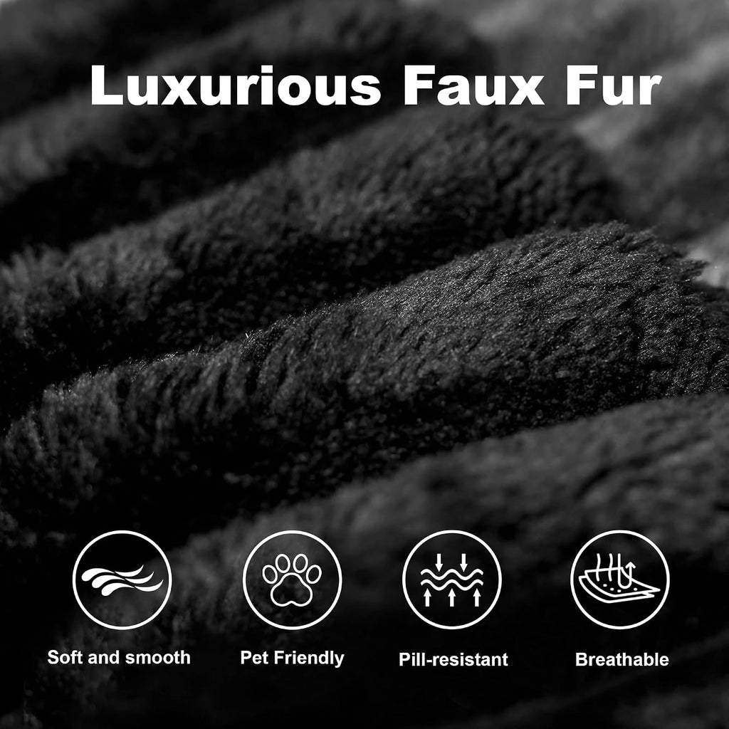 108' Sectional Couches for Living Room Cloud Couch Sofa with L-Shape Upholstered Boneless Couchs Modern Modular Sectional Couch with Chaise (Black, 108' Left Facing Chaise+2Seaters)