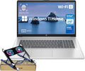 HP Essential 2025 Laptop, 17.3' FHD, CORE 7 (Beats i7 1355), 64GB RAM, 2TB SSD, FP Reader, Backlit KB, Webcam, Wi-Fi 6, Windows 11 Home, Silver, Bundle with PCO Laptop Cooler