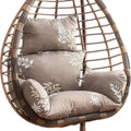 Swing Egg Chair Cushion,New Thickened Hanging Egg Chair Cushion,Large Soft Seat Cushion Washable Rocking Chair Cushion for Indoor Bedroom Garden Backyard,Easy to Clean (Color : B)