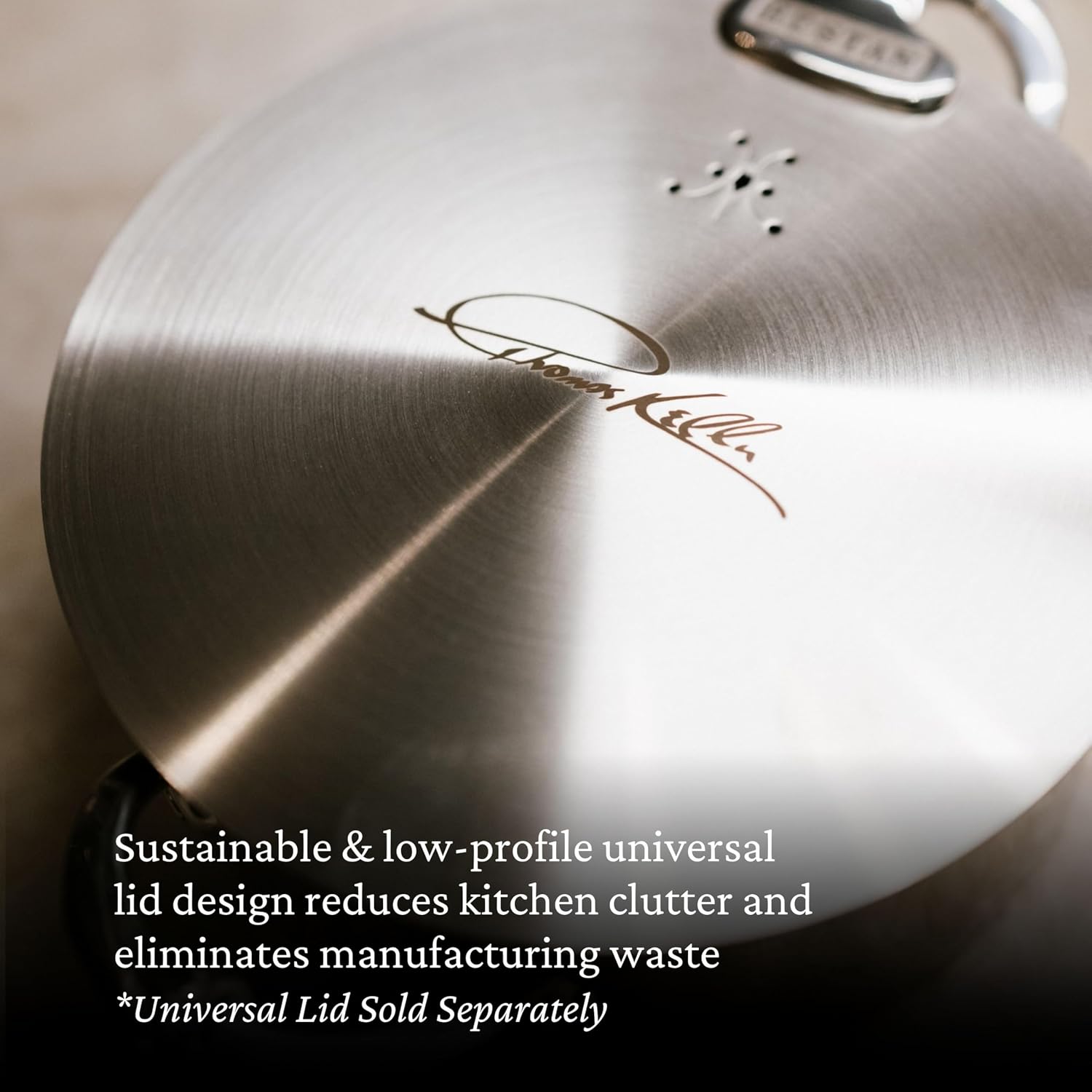 Thomas Keller Insignia by Hestan - Stainless Steel 12 Quart Stock Pot, Induction Cooktop Compatible