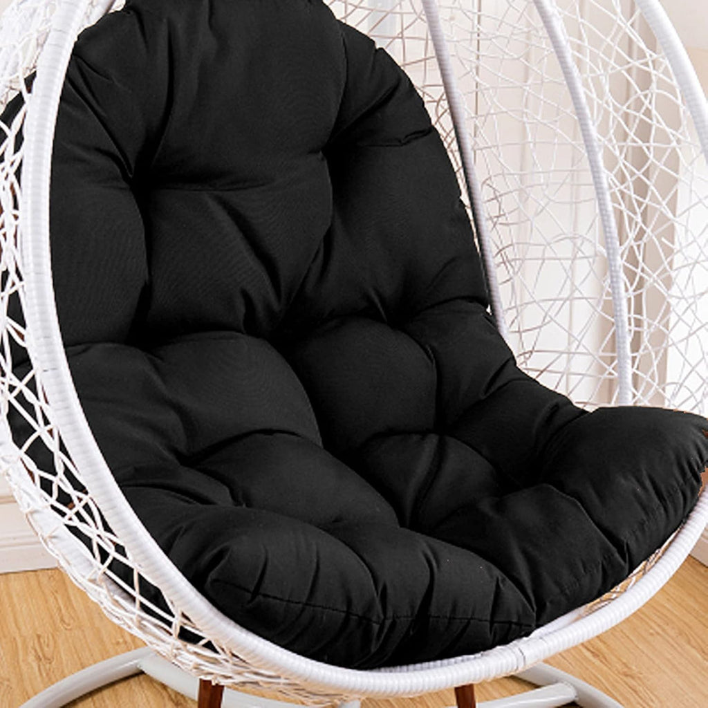 HUHJYUGE Hanging Basket Seat Cushion, Hanging Egg Chair Cushions, Hammock Chair Cushions, Thick Nest Back Pillow, Not-Slip, Washable, for Outdoor Patio Garden Swing Chair Cushion Seat Pads