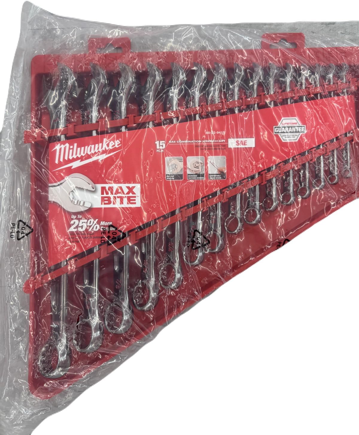MILWAUKEE'S Electric Tools MLW48-22-9415 Combination Wrench Set - SAE