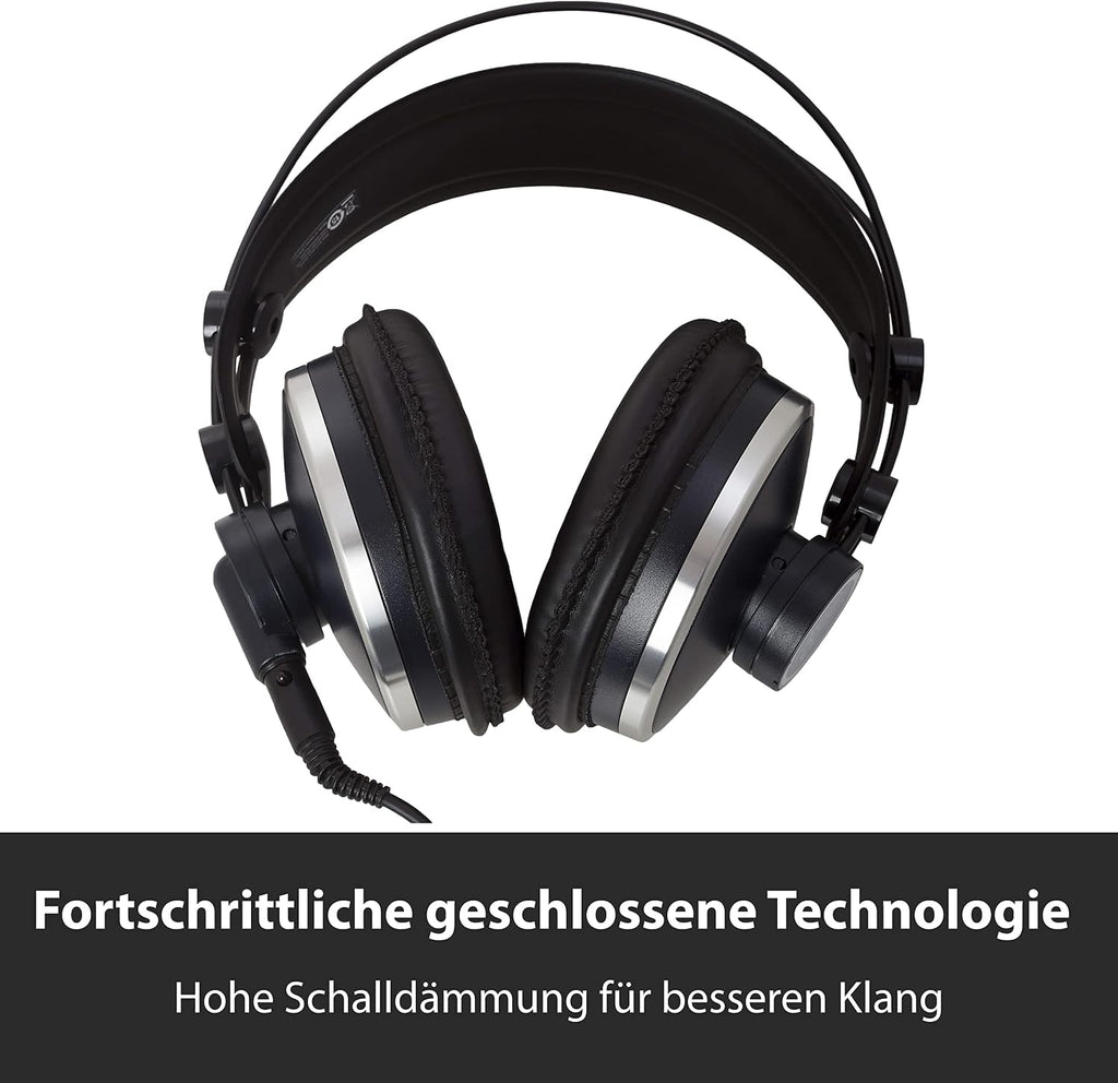 AKG Pro Audio K271 MKII Over-Ear, Closed-Back, Professional Studio Headphones, Black (2470X00190)