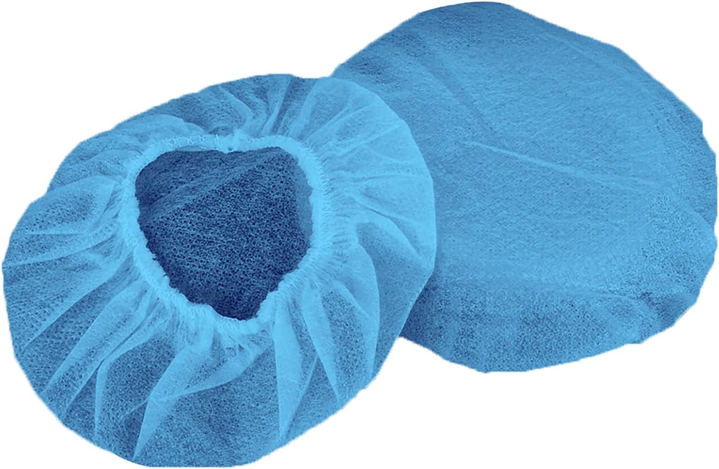 Geekria 500 Pairs Disposable Headphone Covers Compatible with Over-Ear and MRI Headsets, Stretchable Sanitary Ear Pads, Hygienic Earcup Protectors (M, Blue)