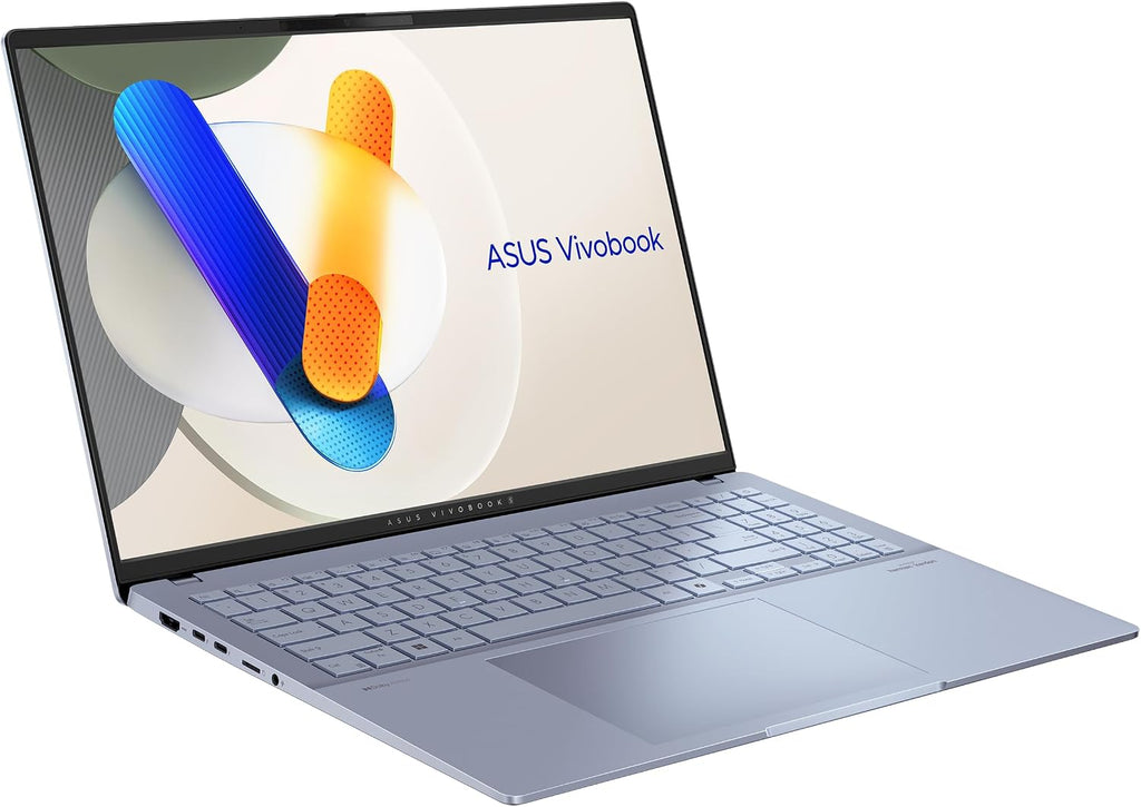 ASUS Vivobook S 16 OLED Laptop 2025 16' 2880x1800 120z Intel Core Ultra 9 285H, 16-core, Intel Arc Graphics, 32GB LPDDR5, 1TB SSD, Backlit Keyboard, Wi-Fi 7, Face Recognition Camera, Windows 11 Pro