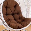 HUHJYUGE Hanging Basket Seat Cushion, Hanging Egg Chair Cushions, Hammock Chair Cushions, Thick Nest Back Pillow, Not-Slip, Washable, for Outdoor Patio Garden Swing Chair Cushion Seat Pads