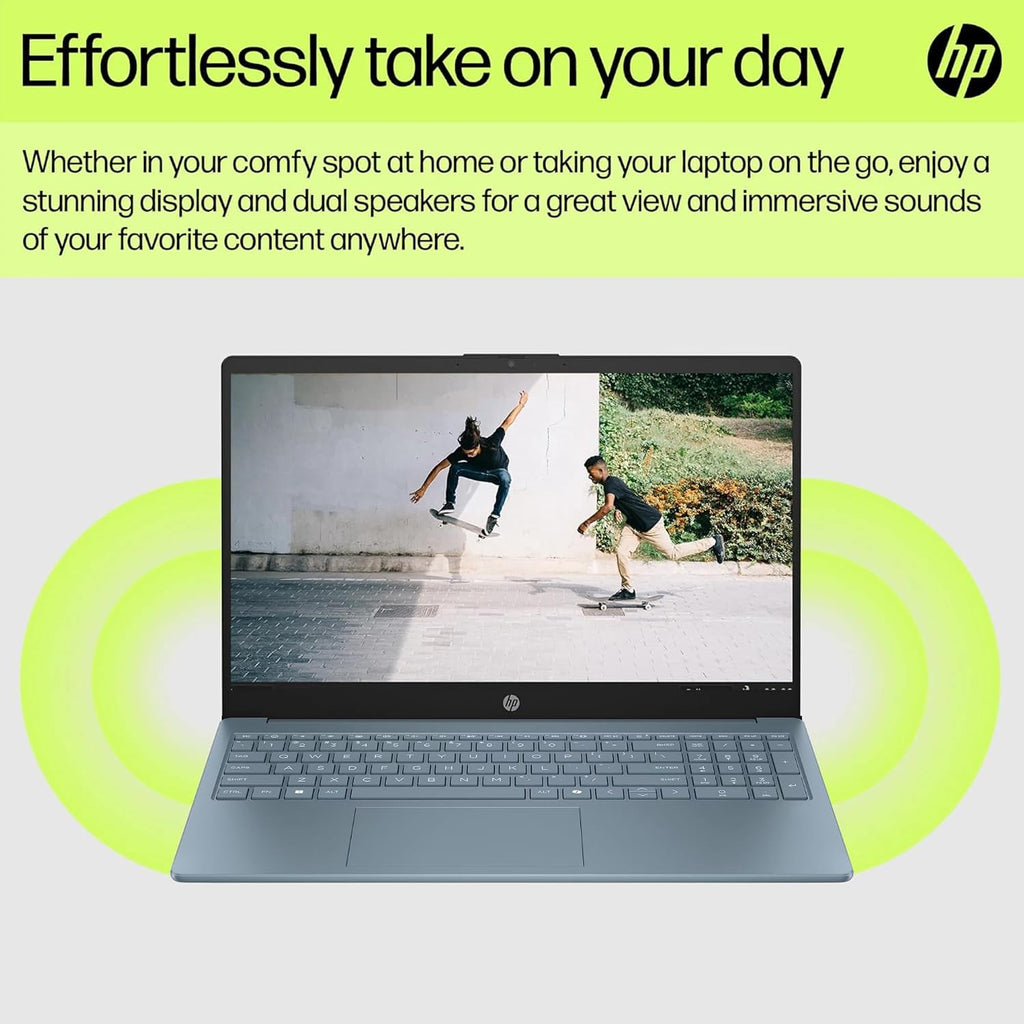 HP Ultrabook 15.6' Laptop, Microsoft 365 Included, Intel 13th 4-Core | 128GB UFS, no Mouse, Moonlight Blue