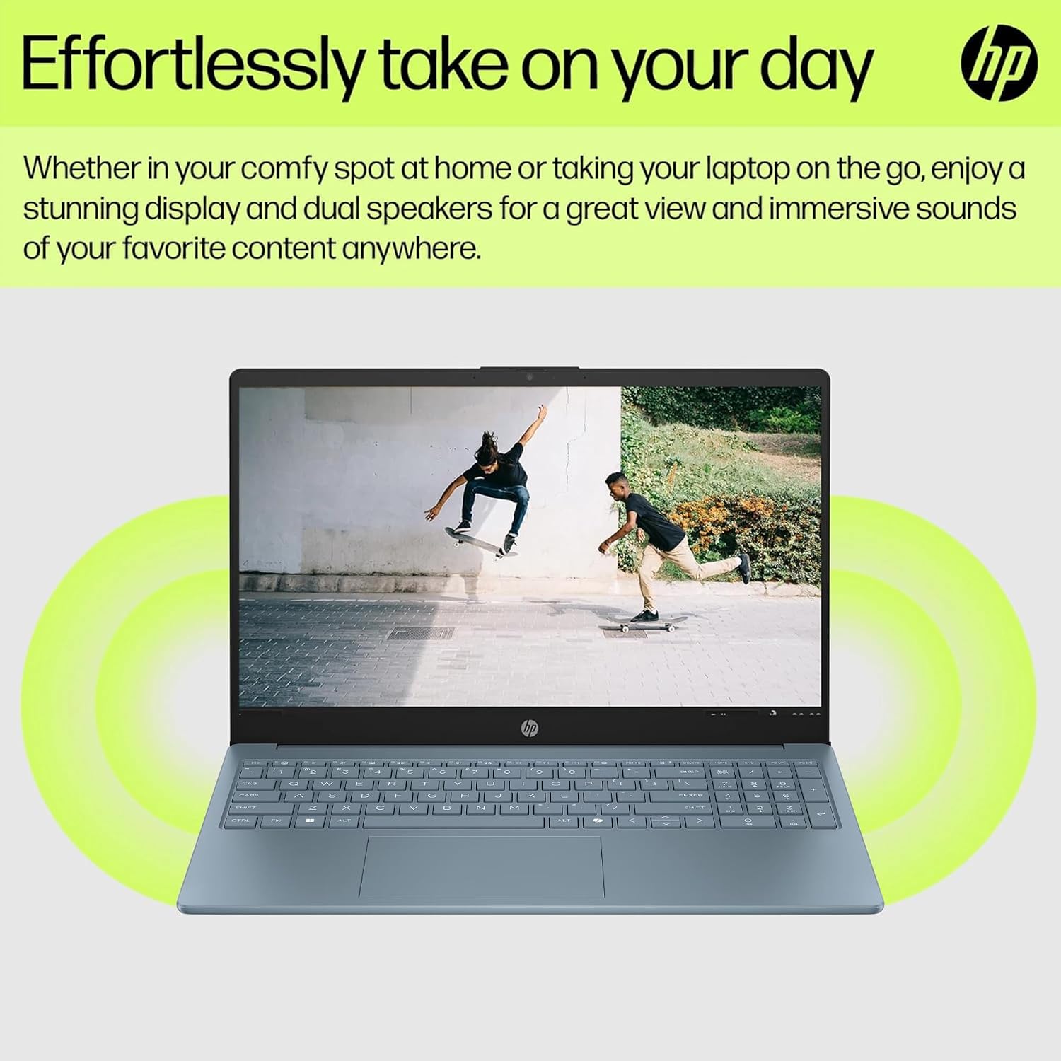 HP Ultrabook 15.6' Laptop, Microsoft 365 Included, Intel 13th 4-Core | 128GB UFS, no Mouse, Moonlight Blue