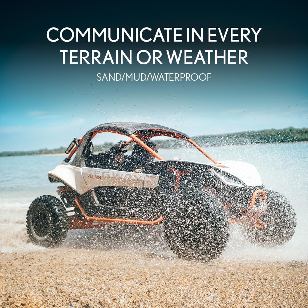 Cardo Packtalk Edgephone for ORV - Crafted for the Rough terrains and Cellular-Free connectivity for Non-Helmet Applications - Single Pack