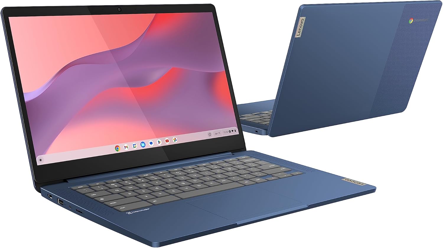 Lenovo IdeaPad Slim 3 Chromebook 14-inch FHD Laptop - (MediaTek Kompanio 520, 4GB RAM, 64GB eMMC, ChromeOS)