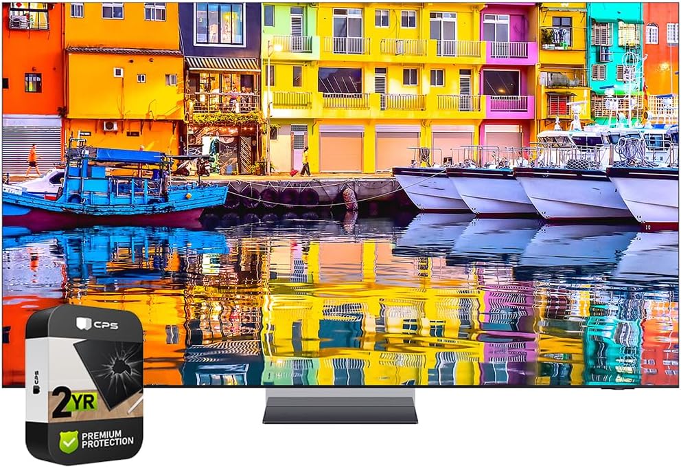 Samsung (Refurbished QN65QN900DFXZA 65 Inch Neo QLED 8K Smart TV 2024 2024 Bundle with 2 YR CPS Enhanced Protection Pack (Renewed)