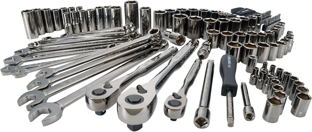 CRAFTSMAN Mechanics Tool Set, 1/4' & 3/8' & 1/2' Drive, SAE/Metric, 121 Piece (CMMT12033)