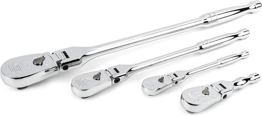 GEARWRENCH 4 Pc. Flex Handle RATCHET SET, 84T - 81230A-07